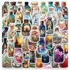 50pcs Beautiful Art Glass Bottle World Stickers Mushroom Forest Graffiti Stickers for DIY Luggage Laptop Motorcycle Bicycle S