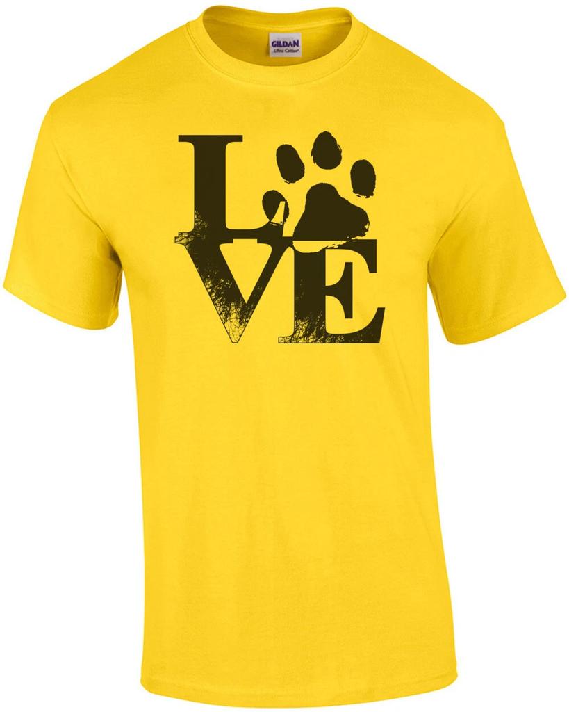 Love Dog Paw T-Shirt