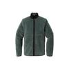 Solid Color Logo Outdoor Warm Stand Collar Fleece Jacket Men Jacket Dark-Green A5VTW-392