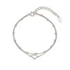 Silver Heart Bracelet Sc1762