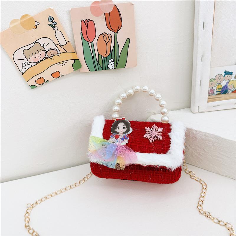 Knot Stylish Butterfly Girls Handbag Pearl Shoulder Bag For Children With Cute Design