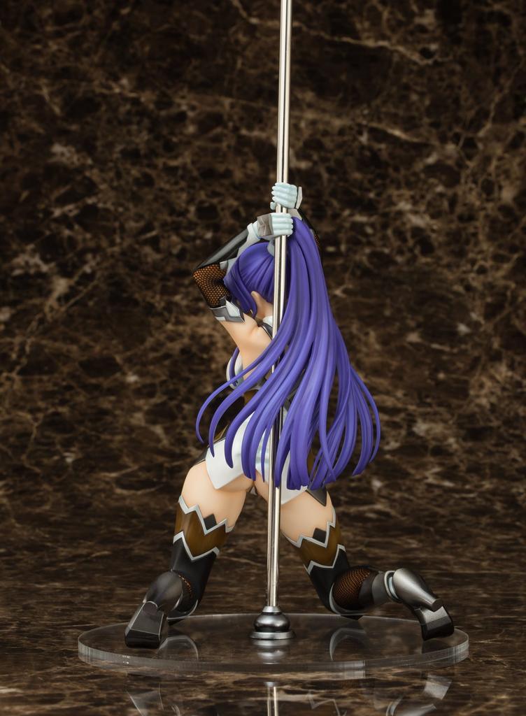Queented Queen Ted Taimanin Asagi 3 Yatsu Murasaki Pole Dance Complete Figure Ver. 1/7