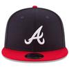 Новая эра Atlanta Braves регулируемая бейсболка 9Fifty MLB Flat Bill 950 один размер красный