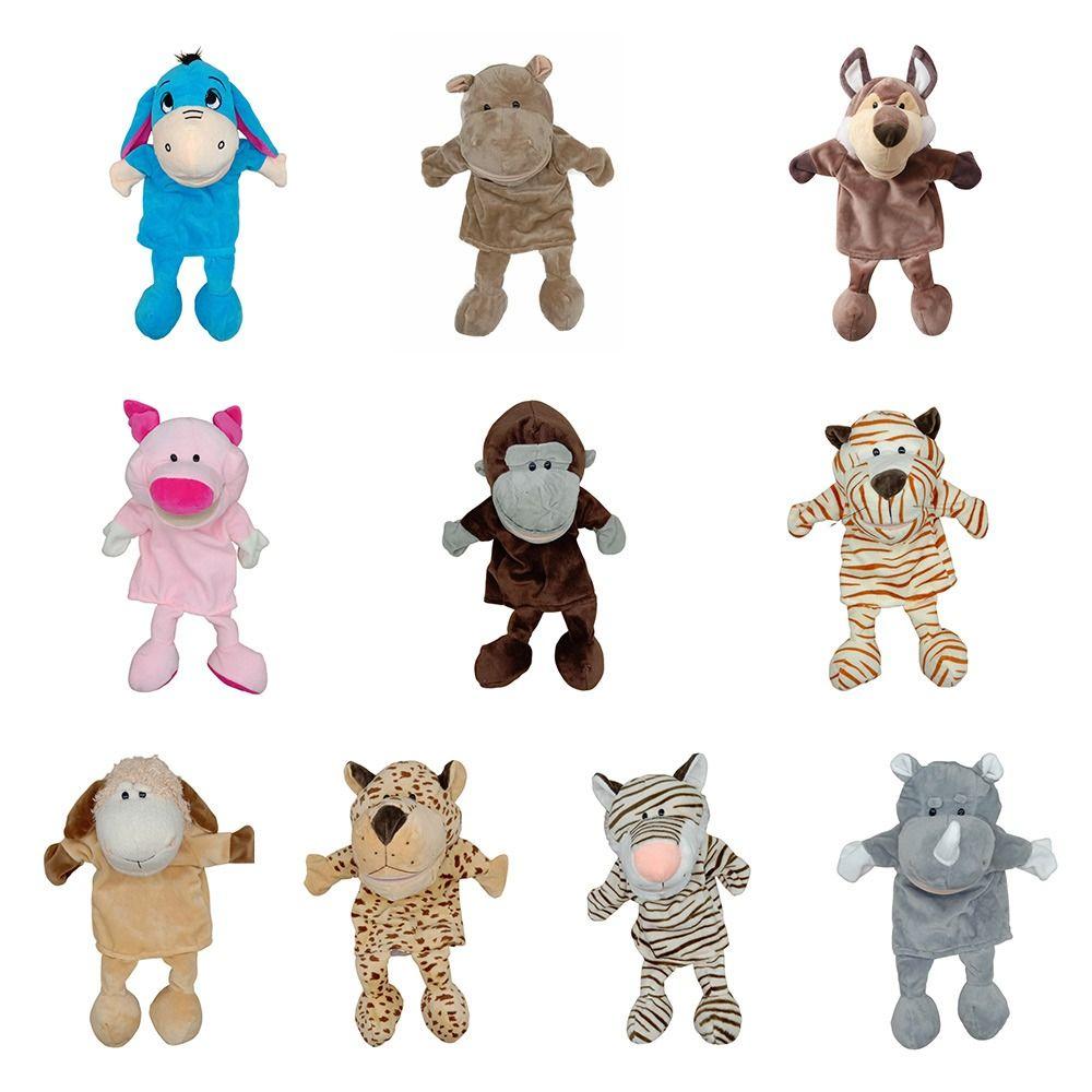 Тигр Обезьяна Кролик Животное Ручная Кукла 35см Успокаивающая Игрушка Дети Дети Подарки на День Рождения