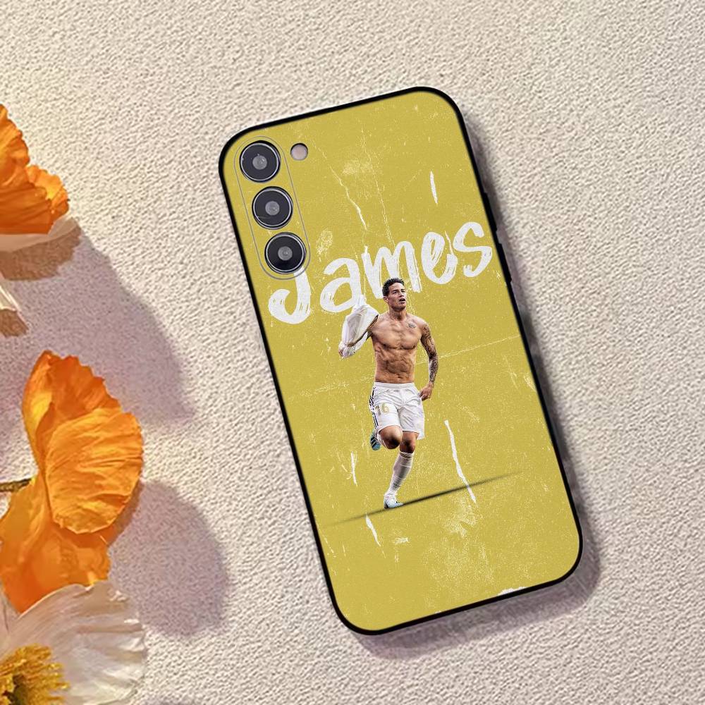Football J-James Rodriguez Phone Case Silicone Soft For Samsung Galaxy A73,A72,A71,A70,A53,A52,A51