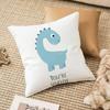 Cute Jurassic Dinosaur Pillow Case Anti-dustmite Invisible Zipper Sofa Bed
