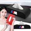 1Pcs Car Tissue Box Holder Armrest Box Storage Case Car Accessories For M E34 E36 E60 E90 E46 E39 E70 F10 F20 F30 X5 X6 X1 M3 M5 M6 E71 F01 F02