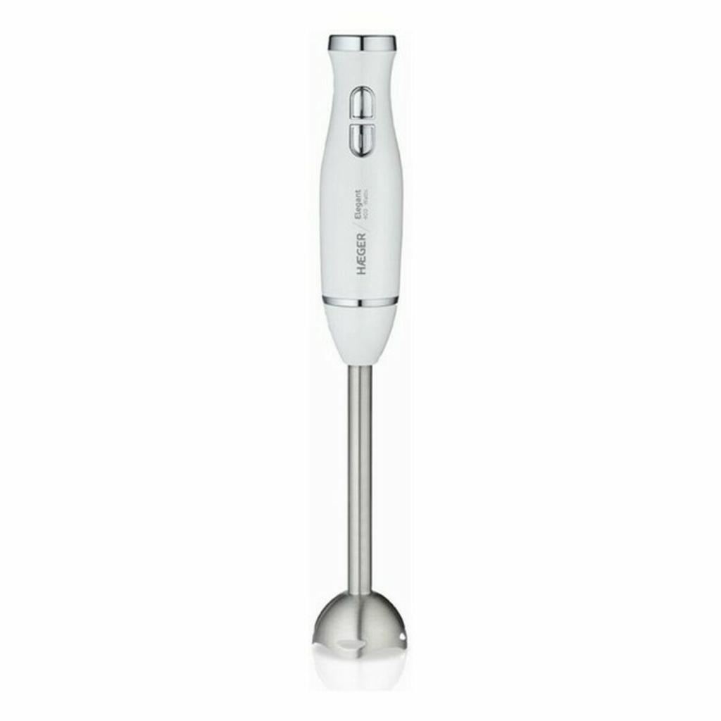 Hand-held Blender Haeger HB-400.021A White 400 W