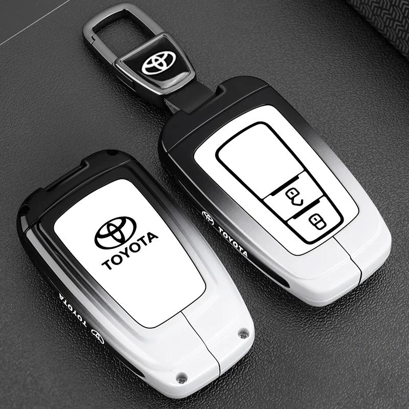Чехол для ключа автомобиля Брелок-чехол для Toyota Auris Corolla Avensis Verso Yaris Aygo Scion TC IM Camry RAV4 Forturner Автоаксессуары