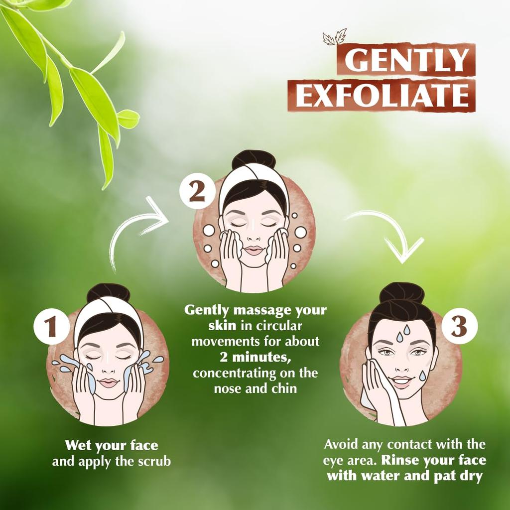 Everyuth Naturals Pure & Light Tan Removal Choco Cherry Scrub 50Gm Gentle Exfoliating Face Body Scrub Brightening Skin Glow