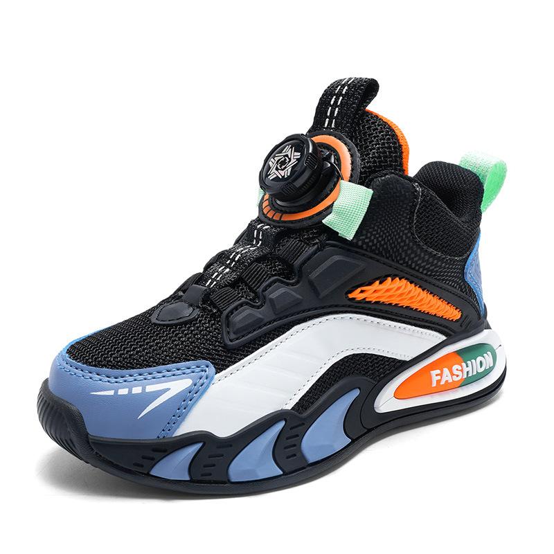 Classmate's New Leather Surface Breathable Children's Sports Shoes Boys' Shoes Spring and Autumn Middle School Children's Girls' Casual Running Shoes