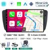 Android 14 Автомобильное радио для Seat Ibiza 6j 2009 - 2012 Мультимедийный видеоплеер QLED сенсорный экран GPS-навигация Carplay Auto Stereo