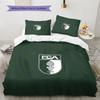 FC Augsburg2 Pattern Bedding Quilt Set  Home Decoration  Gift (1 * duvet cover + 2 * pillowcase  without core)