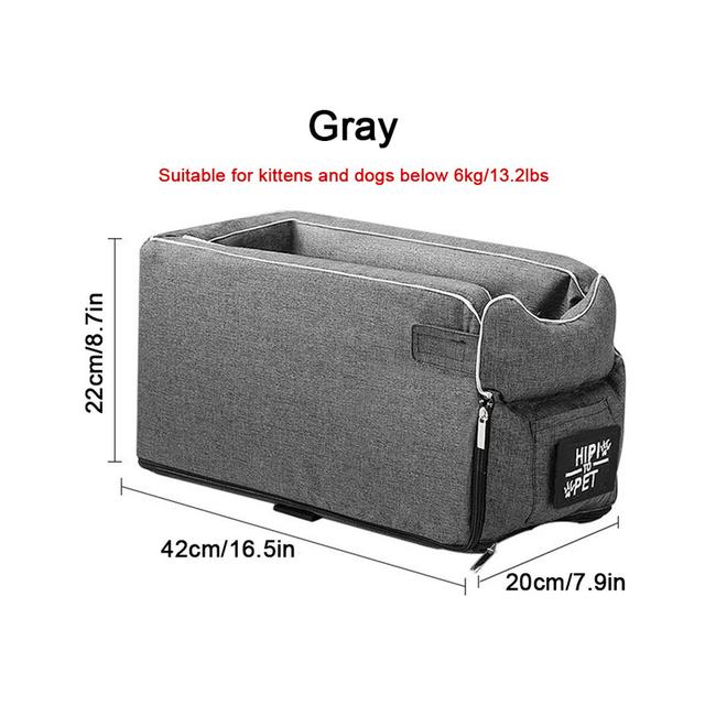 Автокресло для собак, безопасная автомобильная центральная кровать для кошек, портативная переноска для собак для маленьких собак, кошек, дорожные аксессуары для собак на открытом воздухе