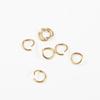 1000pcs/Bag Stainless Steel PVD 18K Gold Plated Jump Rings Connector Split Ring Jewelry Findings
