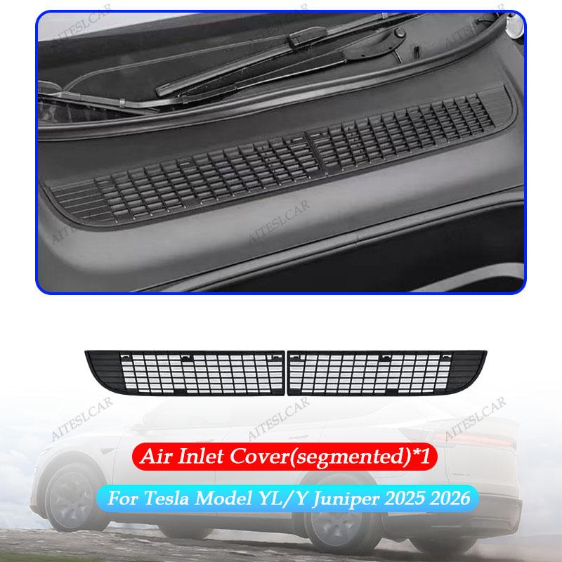 For Tesla Model YL/Y/Launch Juniper 2025 2026 Front Grill Guard Grille Inserts Mesh Anti Insect Net Cover Bumper Grid Filter