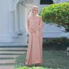 Eid Muslim Ramadan Women Abaya Party Dress with Scarf Lace Arab Dubai Long Robe Gorgeous Kaftan Islam Abayas Morocco