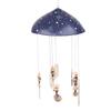 Mushroom Campanula Handmade Art Resin Mushroom Wind Chime Colorful Mushrooms For Outdoor Indoor Decor Patio Balcony Garden