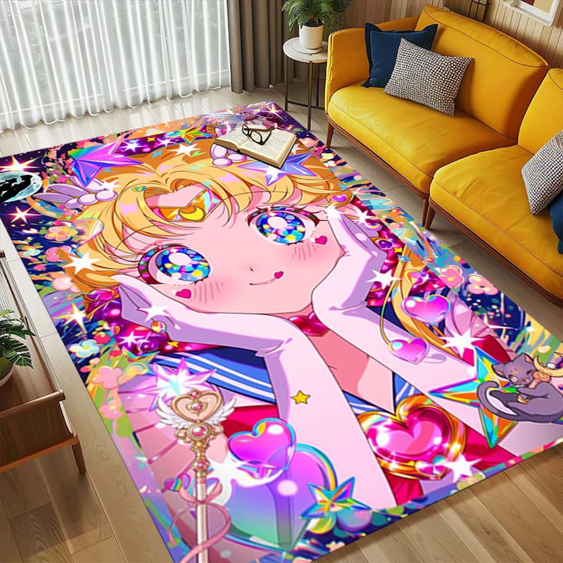 Magical Girl Living Room Nonslip Area Rug Soft Carpet For Bedroom Game Playroom Sofa Office Home Decor Doormat Christmas Gift C922187