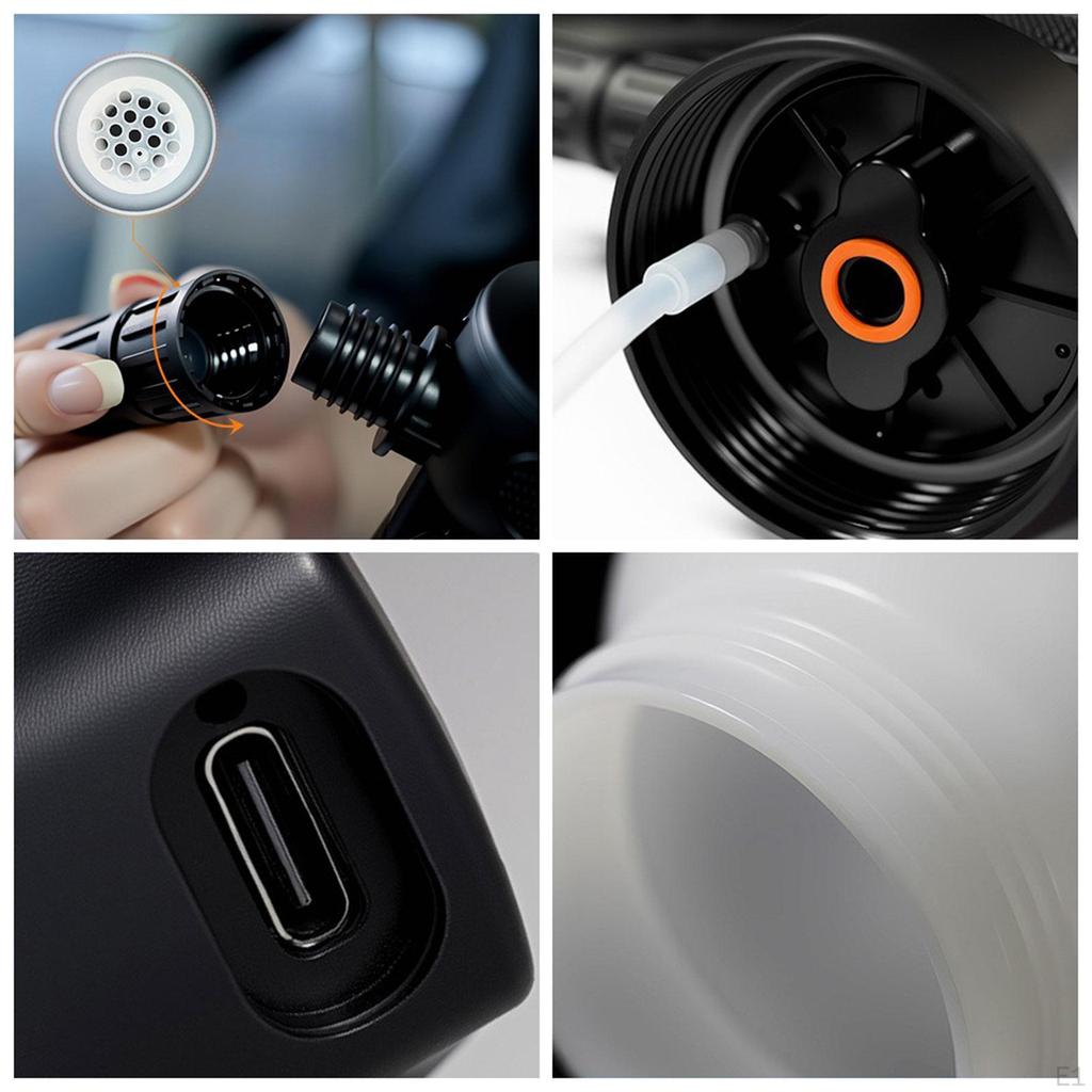 1,5 л Автомобильный электрический пенный распылитель Перезаряжаемый Прочный Ручной для Садоводства Дома