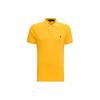 Polo Logo Solid Color Short Sleeve Polo Shirt Men tops Yellow 710536856-297