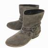 KESSLORD Suede Engineer Style Mid Boots [24.5 / Gray](USED)
