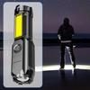 Outdoor LED Flashlight Zoomable Telescopic High Lumens USB Rechargeable Super Bright Outdoor Portable Camping Emergency Handheld Torch