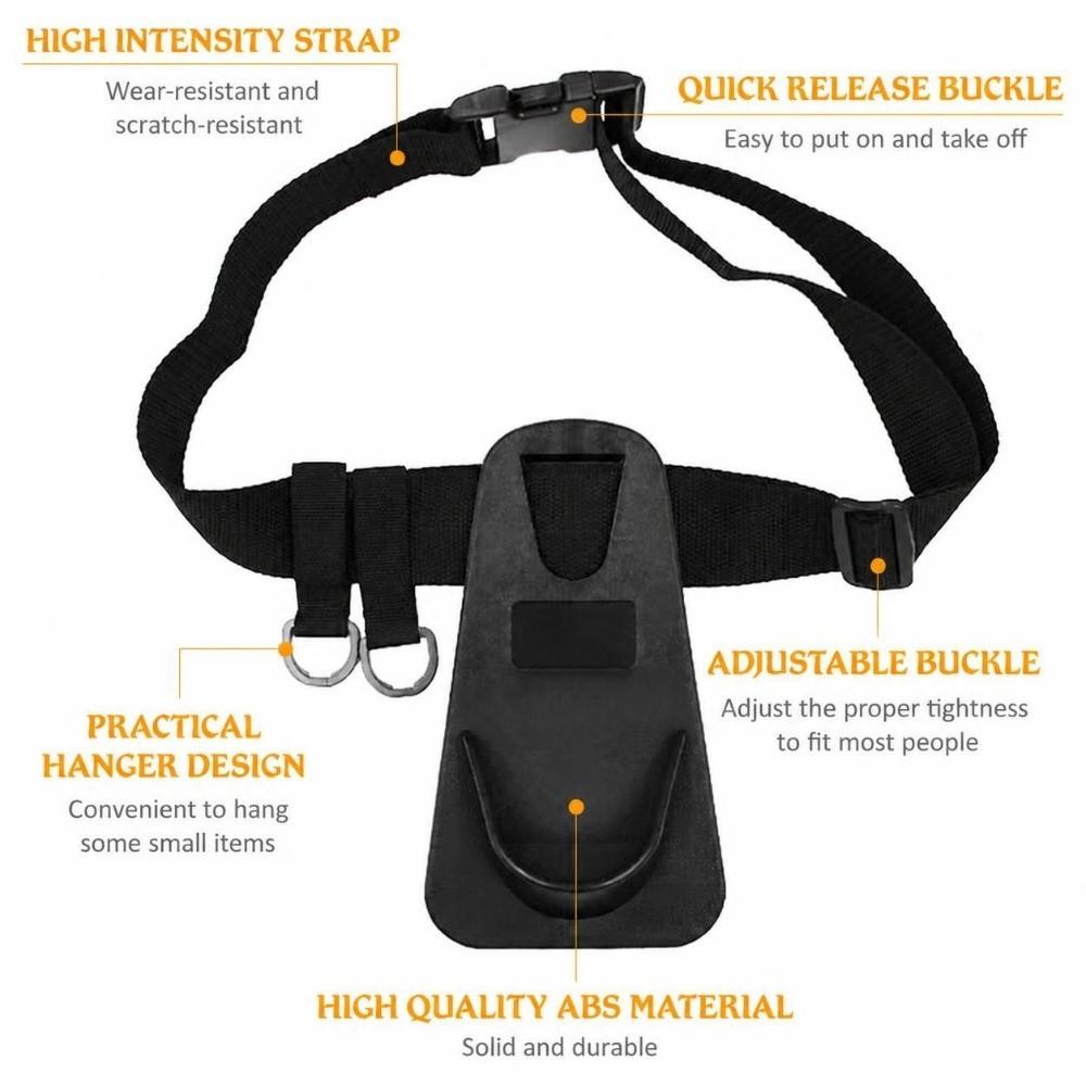 with Sponge Pad Fishing Rod Support Belt ABS EVA Fishing Pole Waist Belt For Fishing