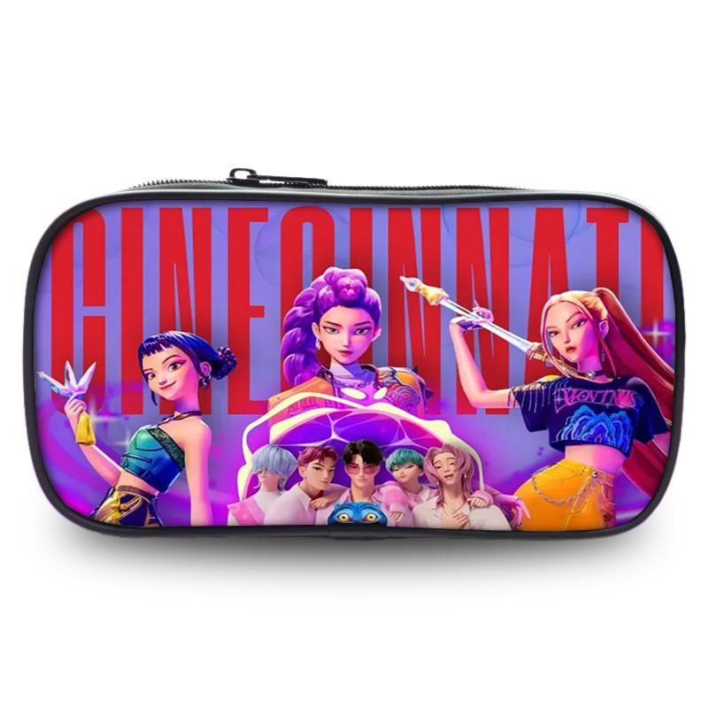 Пенал Kpop Demon Hunter Girls из Оксфордской Ткани для Студентов и Коллекционеров