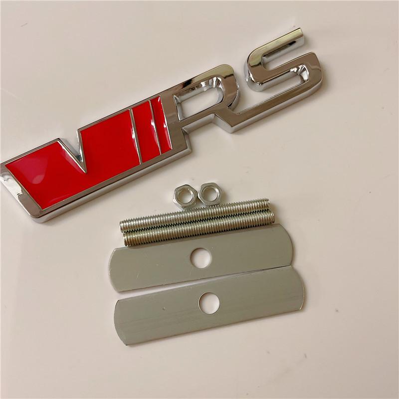 3D Metal Car Sticker Emblem Badge Decals Decoration  for Skoda VRS Octavia 1 2 3 Rapid Kodiaq Karoq Fabia Kamiq Superb Accessory