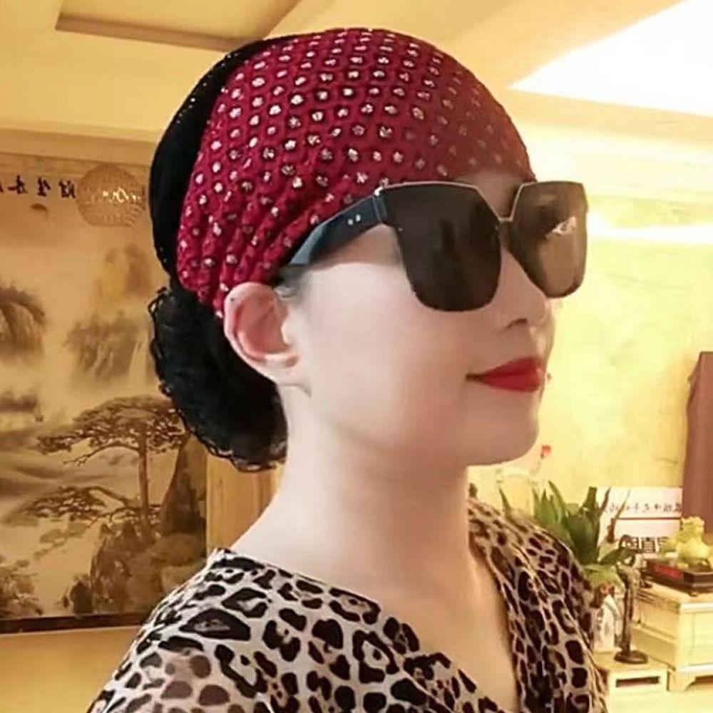 Elegant Headscarf Breathable Hair Cover Cap Fashion Head Wraps  Women