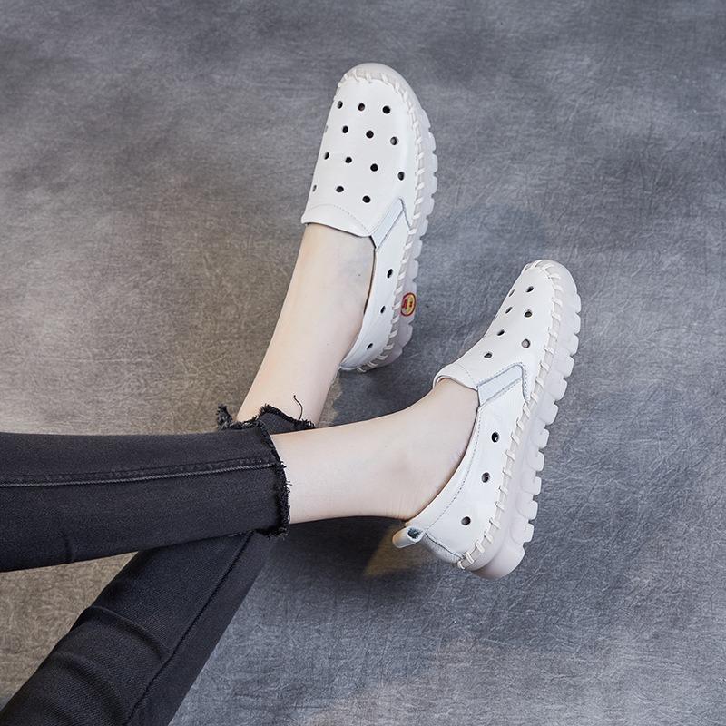 Повседневная обувь из коровьей кожи с мягкой подошвой