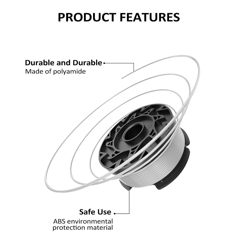 Катушка для триммера AF100, сменная катушка для триммера, прозрачная леска для триммера 0,065 дюйма,