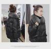 Plus Size Women's Fashionable Fur Collar Winter Coat