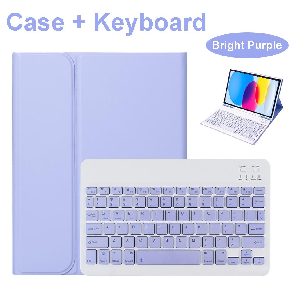 Case for iPad A16 11 Inch A3355 A3356 A3354,Bluetooth Keyboard cover for iPad 10th 10.9 Inch A2696 A2757 A2777 A3162