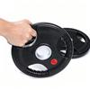 Adjustable Cast Iron Rubber Coated Barbell Set