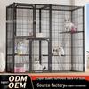 Extra-Large Three-Layer Cat Cage Villa for Household Use