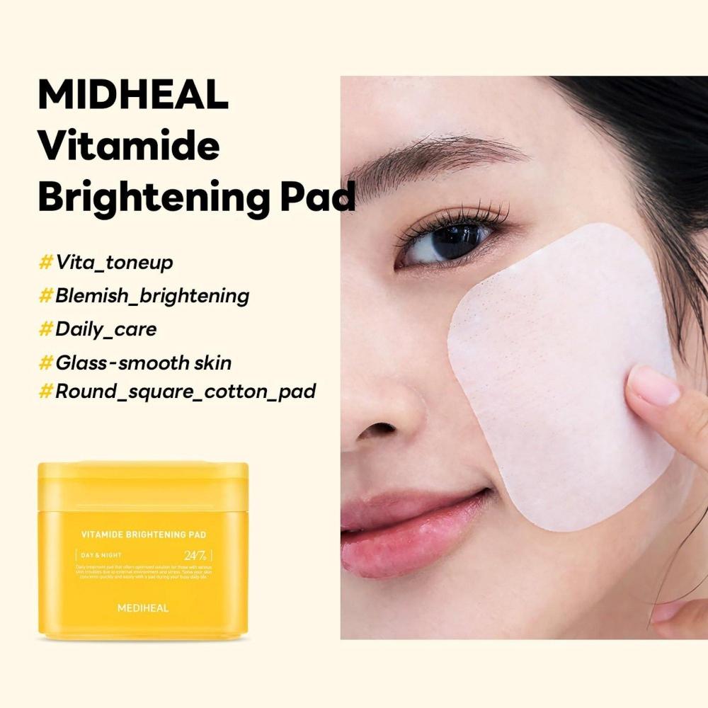 Осветляющие диски Mediheal Vitaamide 100 шт.
