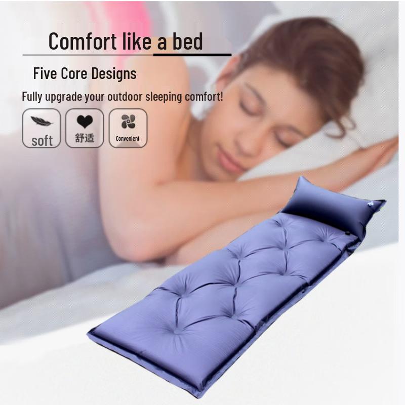 Надувной туристический матрас для кемпинга