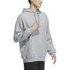 Adidas Thickened Fleece Lined Athleisure Hooded Pullover Sweatshirt Men's Medium Heather Gray (Unisex) Sweatshirts IV7586