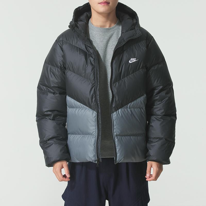 Nike Windrunner Therma Fit Уличная Теплая Водонепроницаемая Пуховая Куртка на Молнии с Капюшоном Мужские Куртки HQ7791061