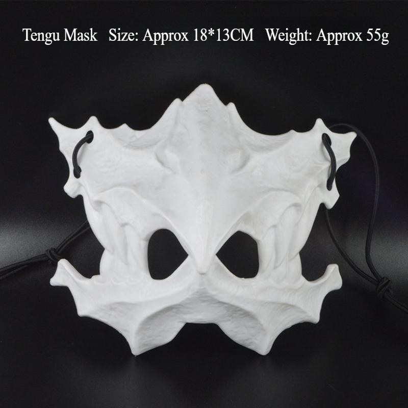 Хэллоуин Дракон Бог Полумаска Ужас Тигр Якша Тэнгу Человек Волк Маска Выступление Одевание Смешной Косплей Лицо Капюшон Реквизит