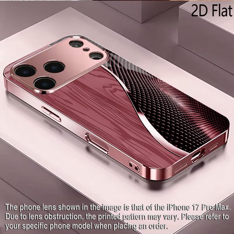 OodMesh 2DFlat Для iPhone17 18 16 15 14 13 12 11 Pro Max XS XR 8 7Plus Чехол для телефона Ударопрочный Защитная задняя крышка