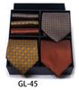 Men'S Gift Box Set Tie Fashion Business Net Color Jacquard Tie Square Scarf