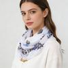 Женский шифоновый шарф, Легкий атласный шифон, Легкий и дышащий, Цветочный узор, Незаменим для праздничных путешествий