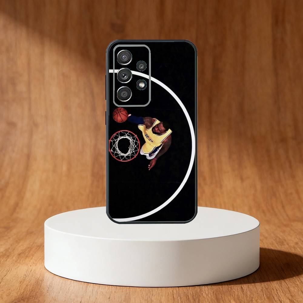 L-Lebron James 23 Phone Case For Samsung S25,S24,S21,S22,S23,S30,Ultra,S20,Plus,Fe,Note,10,9,5G Black Cover