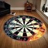 Dart Board Pattern Round Carpet Anti-Slip Area Rug Floor Mats For Bedroom Living Room Bathroom Decor Children Play Rugs Yoga Mat