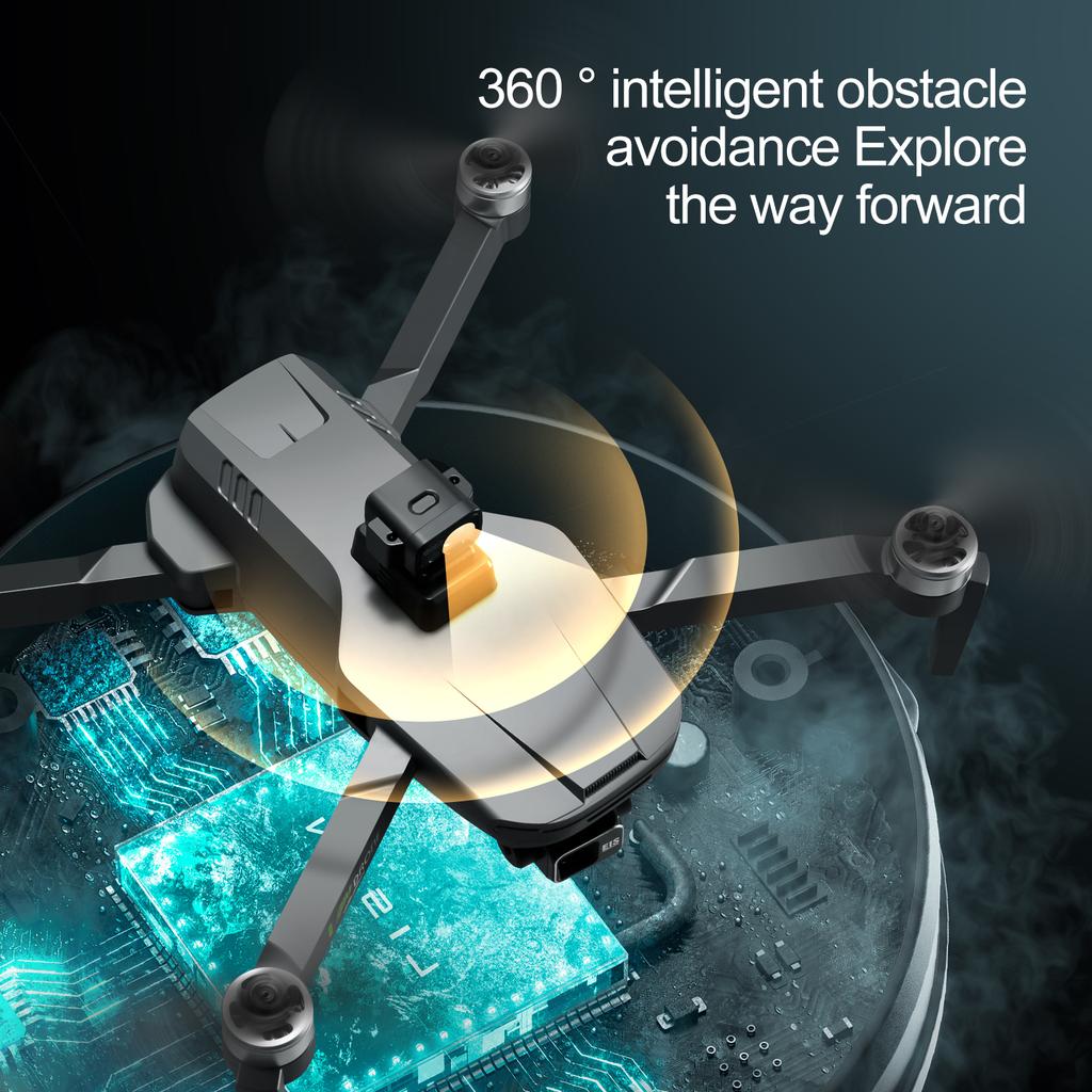 2025 New S155 Max GPS Drone 6KM 4K Professional HD Dual Camera 3-Axis Gimbal 360° Obstacle Avoidance Brushless Quadcopter Toys