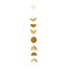 Moon Phase Wall Hanging Pendant Wall Decorations with Metal Chain for Office Nursery Bedroom Window Wall Ornaments