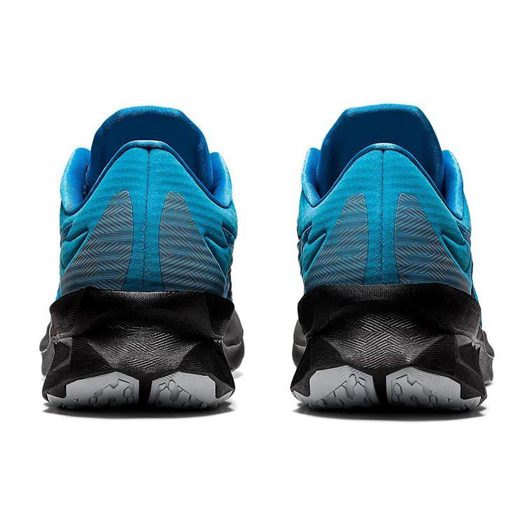 Asics Novablast 1 Удобная Универсальная Ткань Низкий Верх Повседневные Кроссовки для Бега Мужские кроссовки Синий Черный 1201A065-008